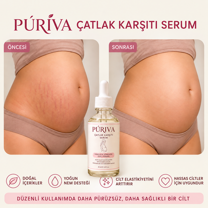 PÚRIVA Doğal İçerikli Çatlak Karşıtı Vücut Serumu